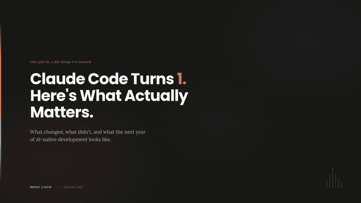 Claude Code Turns 1. Here's What It Changed — and What It Didn't.